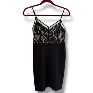 Elegant Black Lace Slip Dress